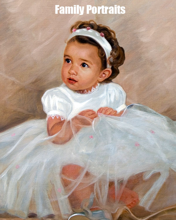 Family & Children Portrait paintings