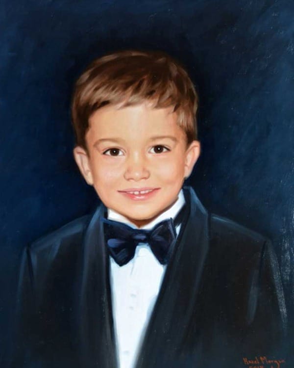 Portrait Artist Hazel Morgan - Portrait of Boy